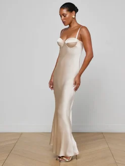 Sayla Silk Gown