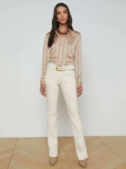 Selma Coated Bootcut Jean