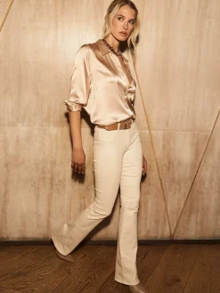 Selma Coated Bootcut Jean
