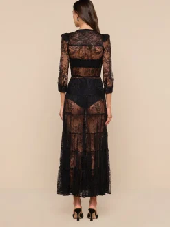Seraphina Lace Tiered Maxi Dress