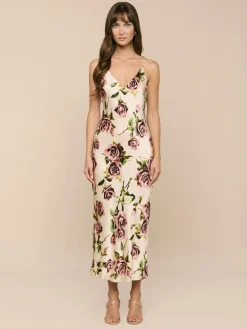 Seridie Silk Slip Dress
