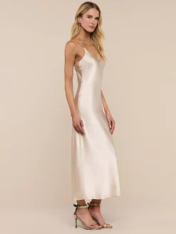 Seridie Silk Slip Dress