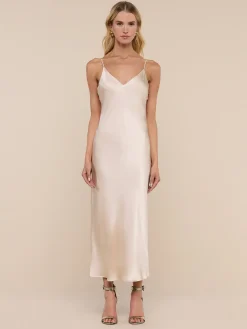 Seridie Silk Slip Dress