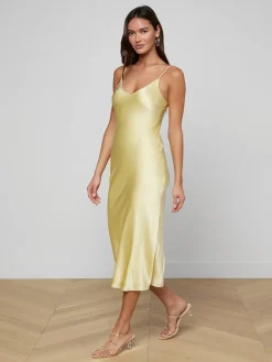 Seridie Silk Slip Dress
