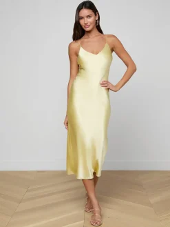 Seridie Silk Slip Dress
