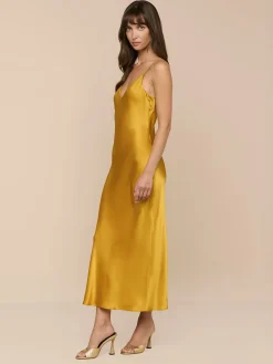 Seridie Silk Slip Dress
