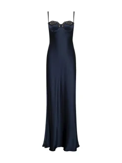 Shayla Silk Lace Gown