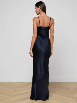 Shayla Silk Lace Gown