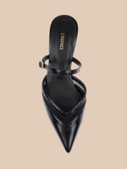 Shelbie Kitten-Heel Mule