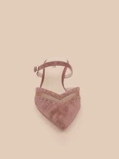 Shelbie Kitten-Heel Mule