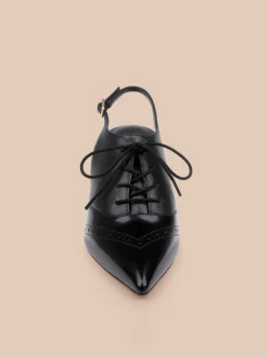 Shreya Leather Slingback Pump