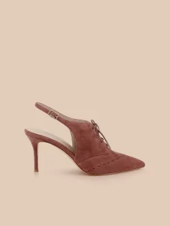Shreya Suede Slingback Pump