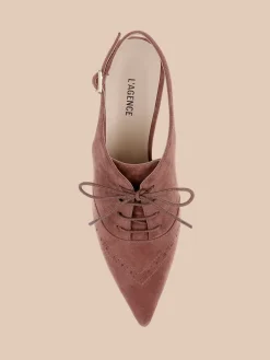 Shreya Suede Slingback Pump