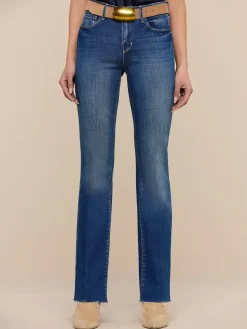 Sneeki Low-Rise Straight-Leg Jean