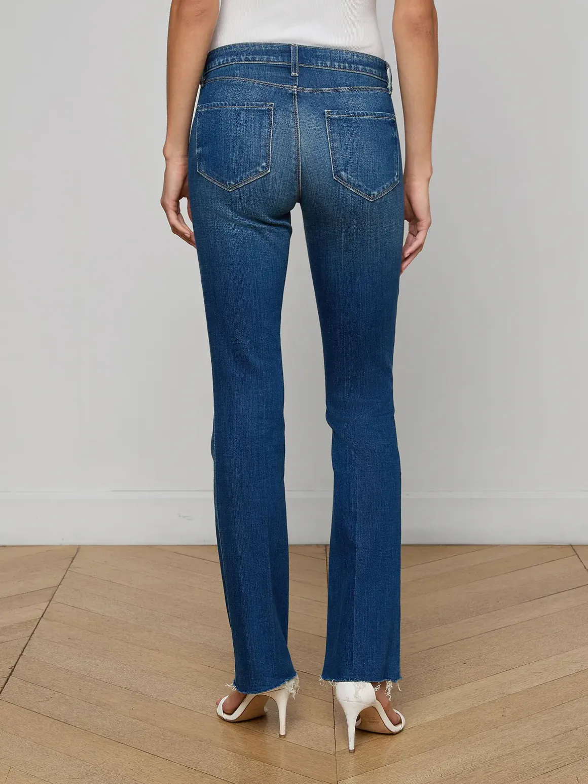 Sneeki Low-Rise Straight-Leg Jean