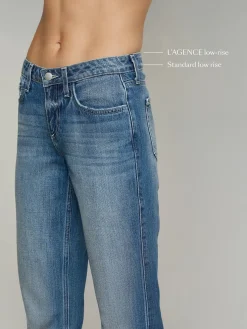 Sneeki Low-Rise Straight-Leg Jean