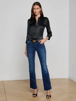 Sneeki Low-Rise Straight-Leg Jean