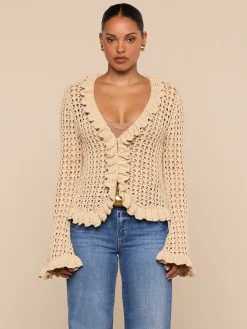 Solaris Crocheted Cardigan