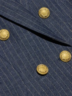Solar Pinstriped Blazer