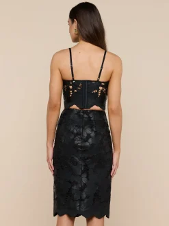 Sonya Vegan Leather Bustier