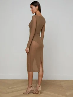 Sorella Mesh Midi Dress