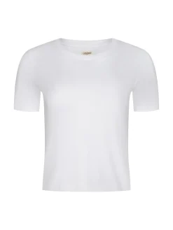 Stormy Cropped Cotton Tee