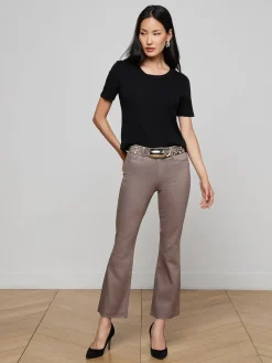 Stormy Cropped Cotton Tee