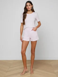 Stormy Cropped Cotton Tee
