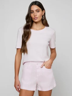 Stormy Cropped Cotton Tee