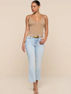 Tati Cropped Micro Boot Jean