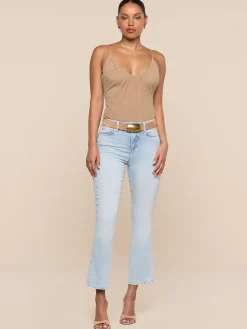 Tati Cropped Micro Boot Jean