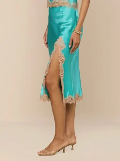 Tico Silk Lace Skirt