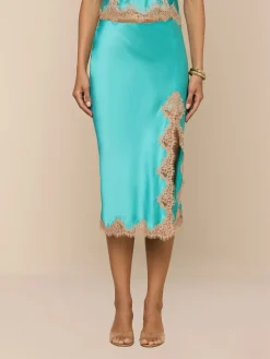 Tico Silk Lace Skirt