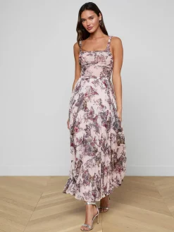 Torin Pleated Maxi Skirt