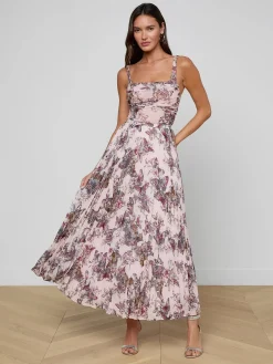 Torin Pleated Maxi Skirt