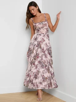 Torin Pleated Maxi Skirt