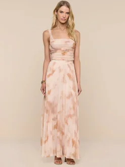 Torin Pleated Maxi Skirt