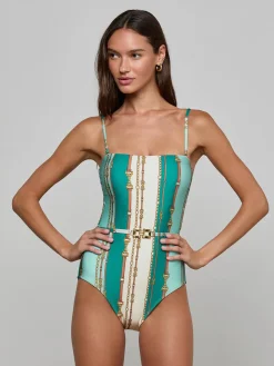 Tory Bandeau One-Piece Swimsuit