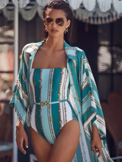 Tory Bandeau One-Piece Swimsuit