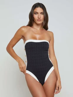 Tory Bandeau One-Piece Swimsuit