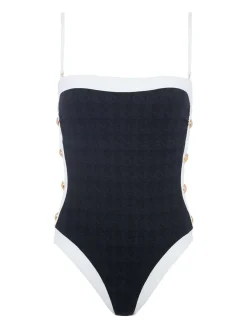 Tory Bandeau One-Piece Swimsuit