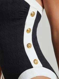 Tory Bandeau One-Piece Swimsuit