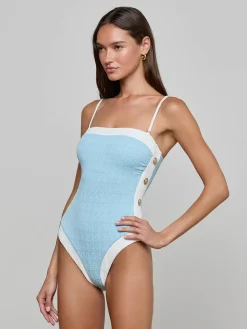 Tory Bandeau One-Piece Swimsuit