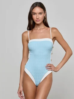 Tory Bandeau One-Piece Swimsuit