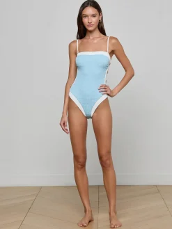Tory Bandeau One-Piece Swimsuit