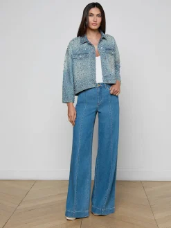 Vangie Embellished Jean Jacket