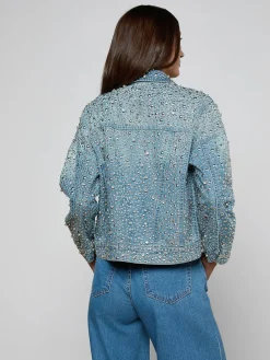 Vangie Embellished Jean Jacket