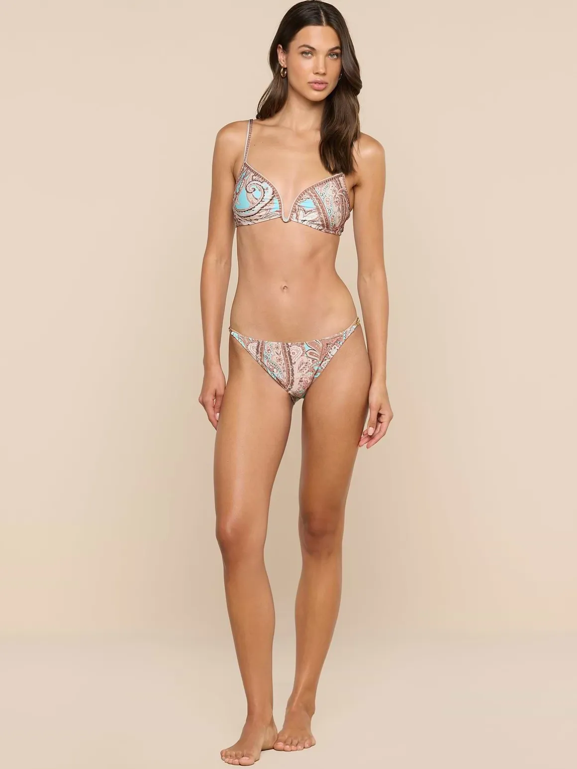 Violet String Bikini Bottom