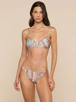 Violet String Bikini Bottom
