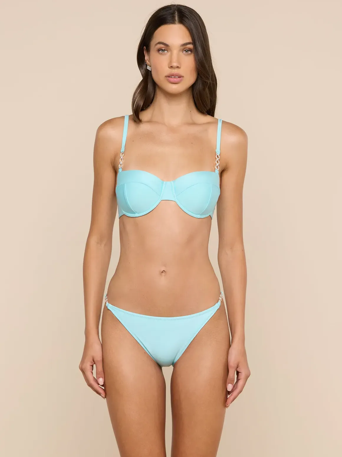 Violet String Bikini Bottom